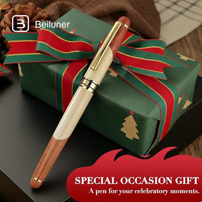Luxury Wood Ballpoint Pen Writing Set