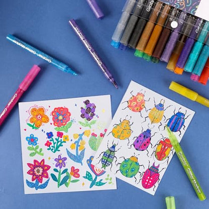 Glitter Acrylic Paint Markers