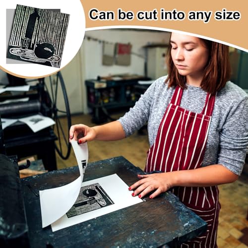 2 Pcs 6 x 6 Inch Linoleum Blocks for Printmaking