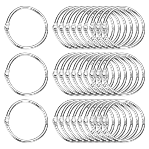 1" x 1.18" Loose Leaf Binder Rings (30 Count)