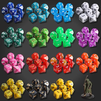 15 Sets Polyhedral Dice (105 Count)