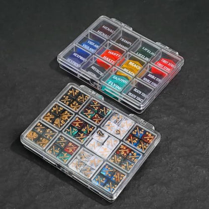 108PCS 12mm MTG Counter Dice +1