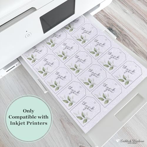 Cardstock Warehouse Diamond Print Inkjet Glitter