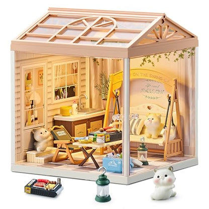 Summer Courtyard Miniature House Kit with Light