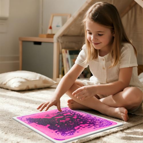 Liquid Sensory Floor Tiles for Kids Ages 3+ (6 Count)