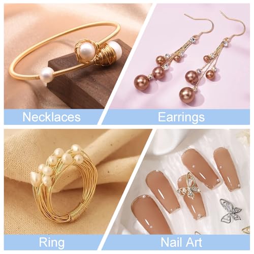 0.8 mm Dia. 10 Rolls Copper Jewelry Wire (65.6 Foot)
