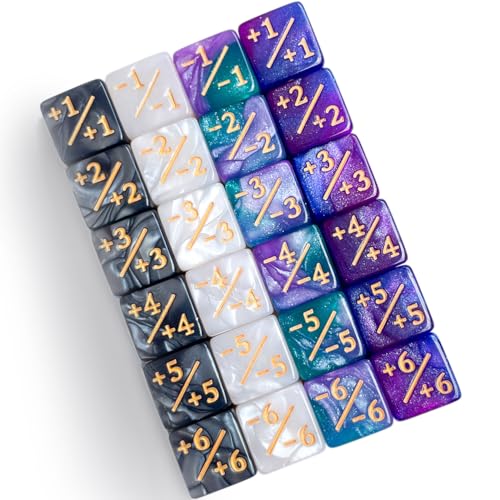 24Pieces Token Counter Dice (24 Count)