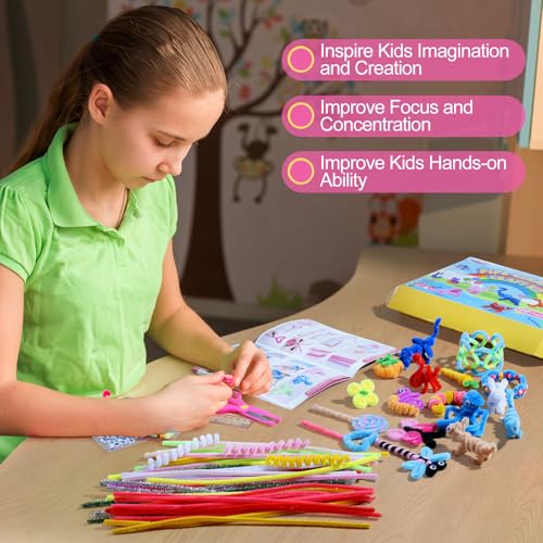 800pcs Pipe Cleaners Crafts Kit