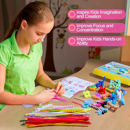 800pcs Pipe Cleaners Crafts Kit