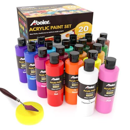 Bulk Acrylic Paint Set (169 Fl Oz)