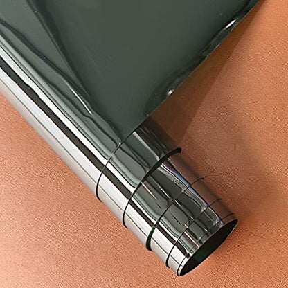 HYANG Blackish Green Solid Colors Transparent PVC Super Clear Holographic Vinyl 1 Roll 12" x 47"