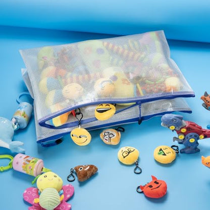 10 Pcs Zipper File Bags (10 Count)