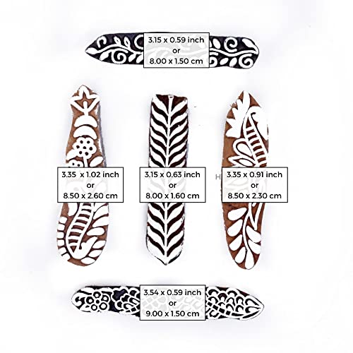 Pottery Printing Blocks (5 Count)