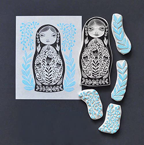 2 Pcs 9x12 Soft Linoleum Carving Block (2 Count)