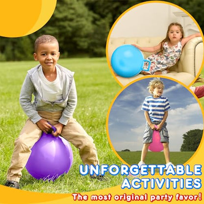 3 Pcs 18 Inch Bouncing Ball with Handle (3 Count)