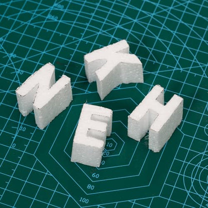 3x3x3in 24 Pack Craft Foam Square Polystyrene Square Cubes for Arts
