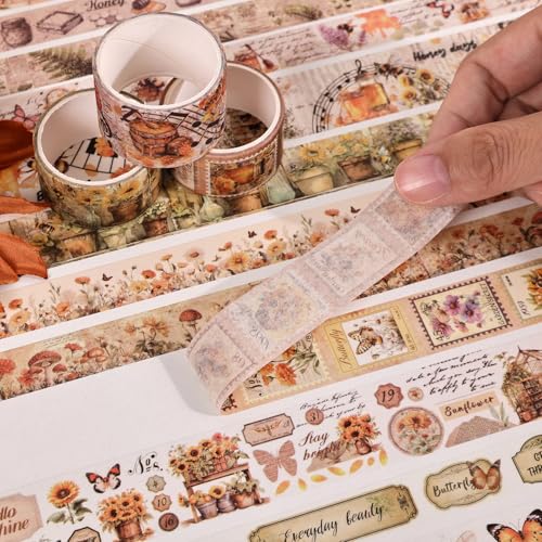 Natural Washi Tape Set (42 Count)