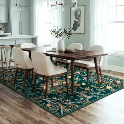 Boho Washable 5x7 Area Rugs (35 Sq Ft)