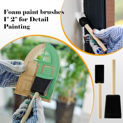 Mini Foam Paint Roller Kit