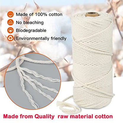 Macrame Cotton Cord 2mm x 219Yards