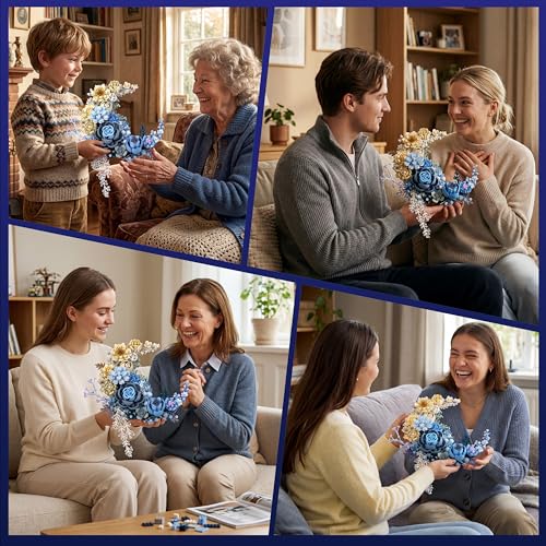 Blue Moon Flower Building Set (935 Count)