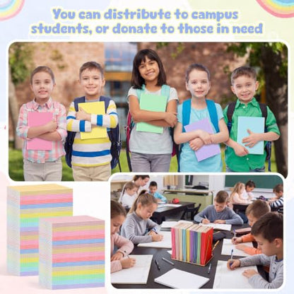 100 Pack A5 Composition Notebooks 5"x8" Wide Ruled Notebook (100 Count)