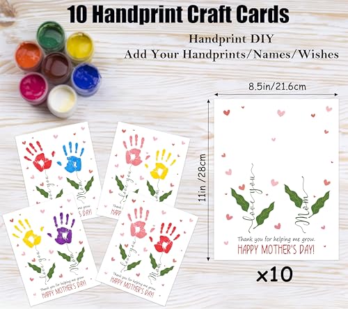 Flower Handprint Keepsake Card Making Kit