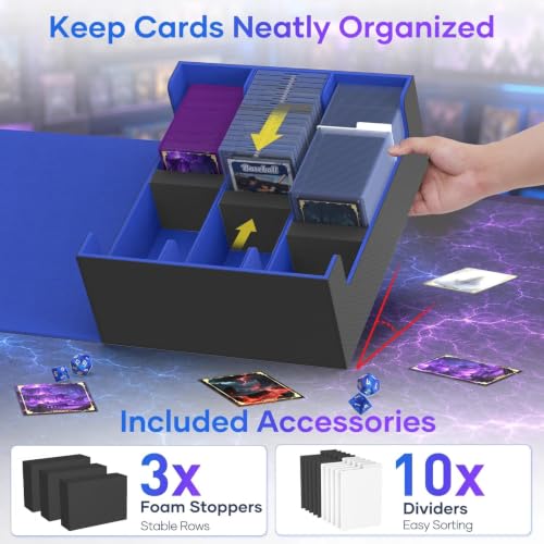 Card Deck Case for Trading Cards 1800+