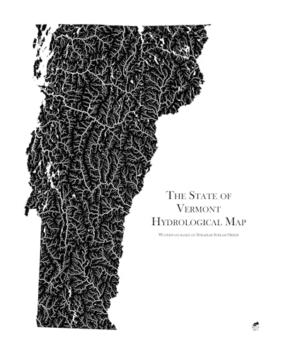 Hydrological River Map of Vermont