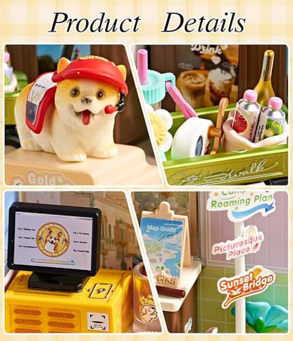 Puppy Tour Guide Travel Super Miniature House Kit