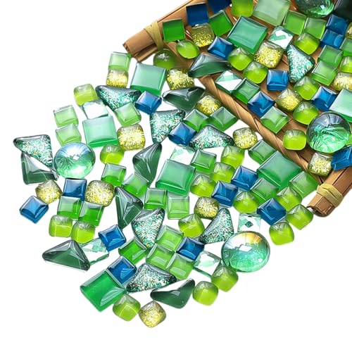 500g Mixed Color Irregular Crystal Mosaic Tiles