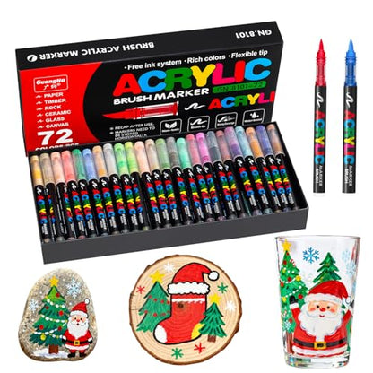 Acrylic Paint Markers (72 Count)