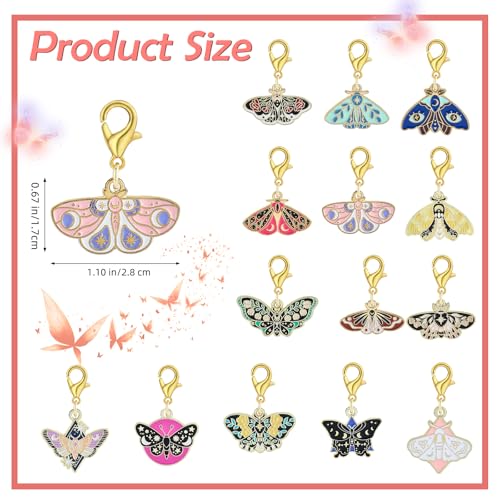 Butterfly Knitting Stitch Markers for Crocheting (16 Count)