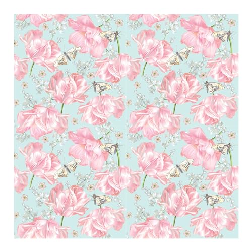 20 ct 13x13 Flowers Paper Luncheon Decoupage Napkins (20 Count)