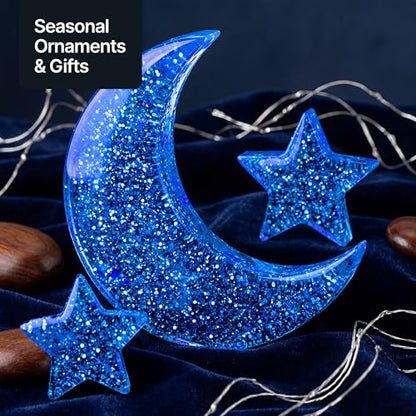 Craft Glitter Sapphire Blue 100g Extra Chunky Glitter (3.5 Ounce)
