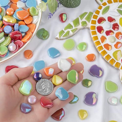 Flower Mosaic Tiles for Crafts Bulk