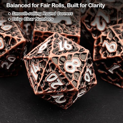 Metal DND Dice Set