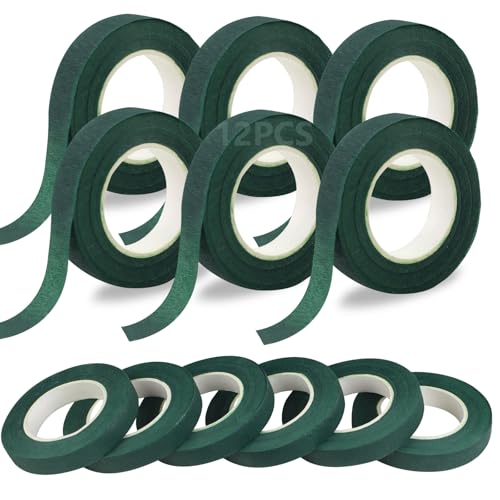 12 Rolls Floral Ribbon 1 (12 Count)