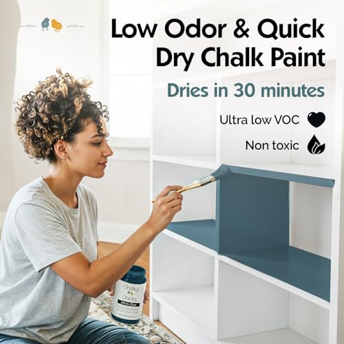 Jaded 4 Fl Oz Chalk Paint for Furniture No Sanding All in One