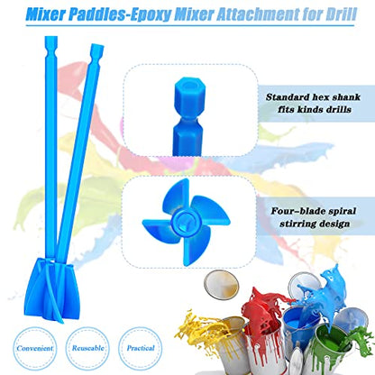 12 Pieces Paint Mixer Drill Attachment (12 Count)