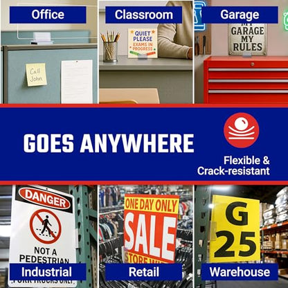 Magnetic Sign Holder Pack (5 magnetic sign holder)