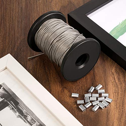 Vinyl Coated Picture Frame Hanging Wire (98.4252 Foot)