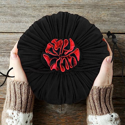 Large Dice Bag with Pockets Big Capacity Dice Bag Drawstring Pouch