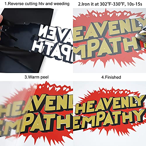 Black Heat Transfer Vinyl Rolls