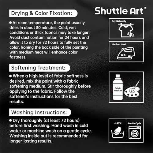 Black Fabric Paint (33.8 Fl Oz)