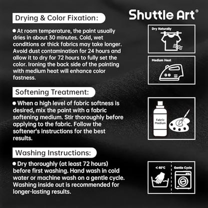 Black Fabric Paint (33.8 Fl Oz)