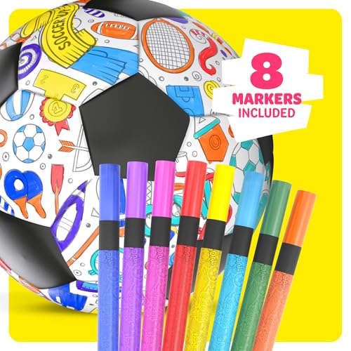 Soccer Ball Coloring Kit for Kids
