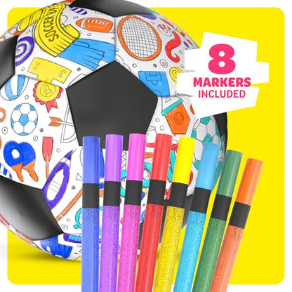Soccer Ball Coloring Kit for Kids