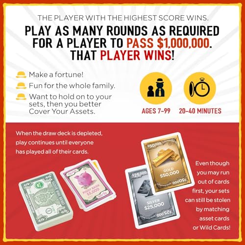 Cover Your Assets Set Collection Card Game