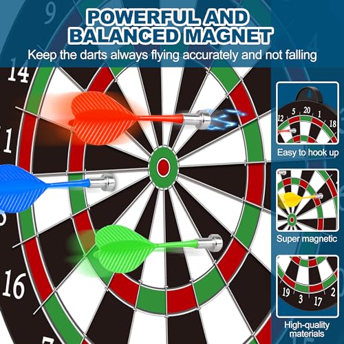 Dart Board 12pcs Magnetic Darts